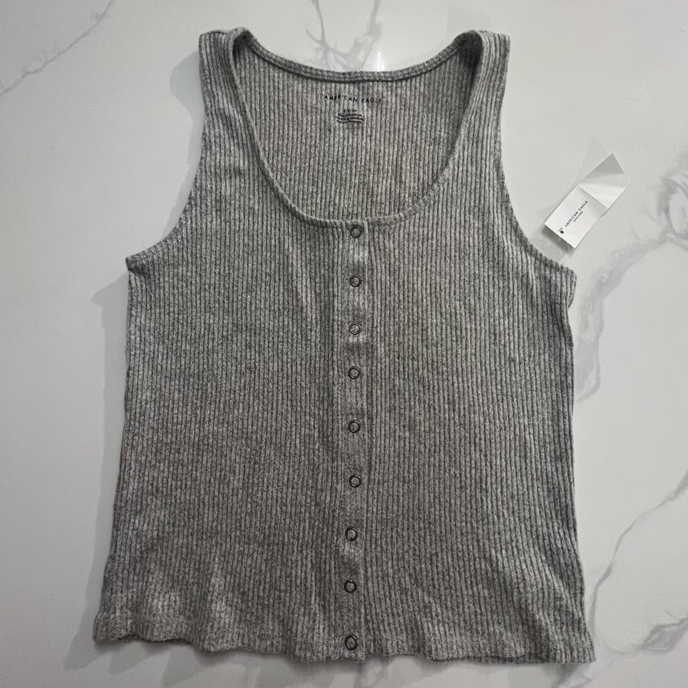 NWT American Eagle Outfitters gray tank top size small